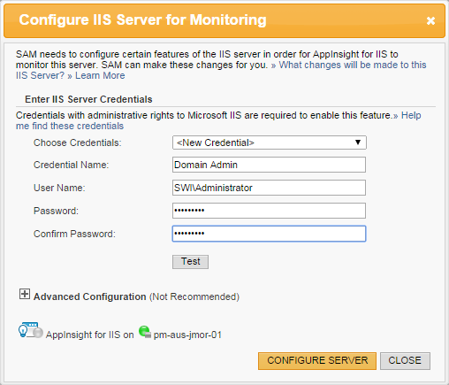 AppInsight for IIS Configure Server.png